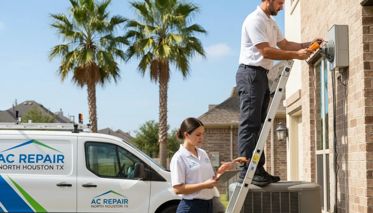 Professional AC repair service in Houston TX by certified HVAC technicians